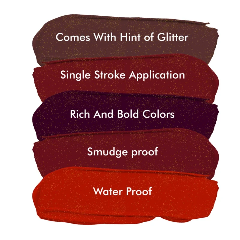 Colors Queen Queen Blast Shimmer Glitter Lipstick (09 - True Red) thumbnail 5